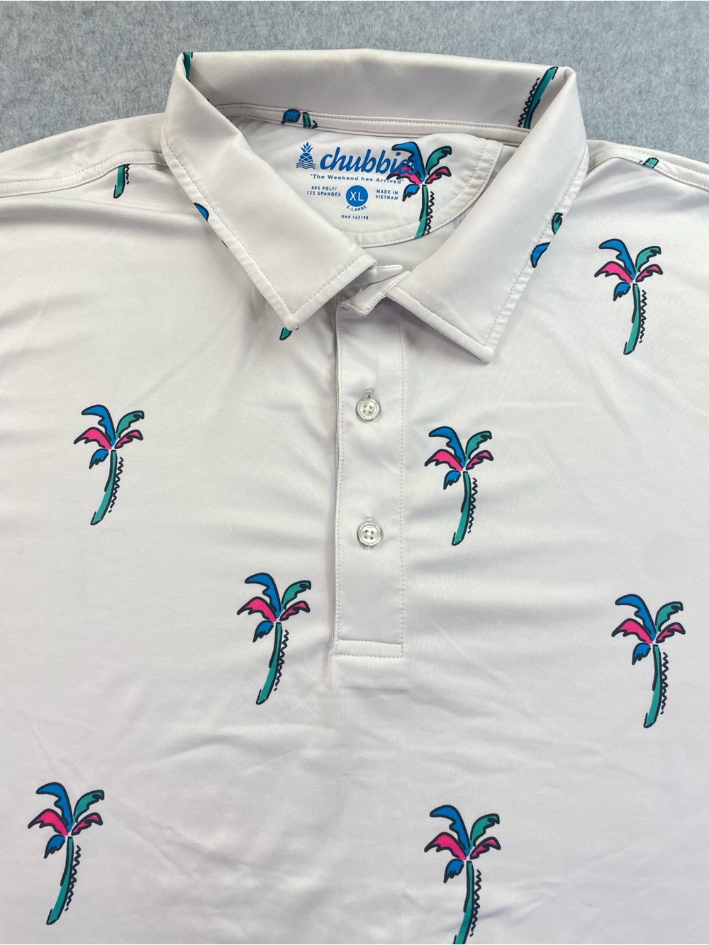 Chubbies The Electric Palm Performance Polo